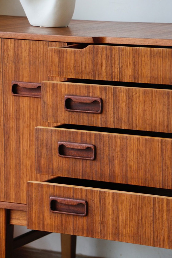 Image 1 of Vintage Teak Sideboard by Beautility | 1960s Design, Restored