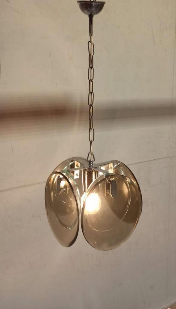 Image 1 of Lampada a sospensione italiana vintage Veca