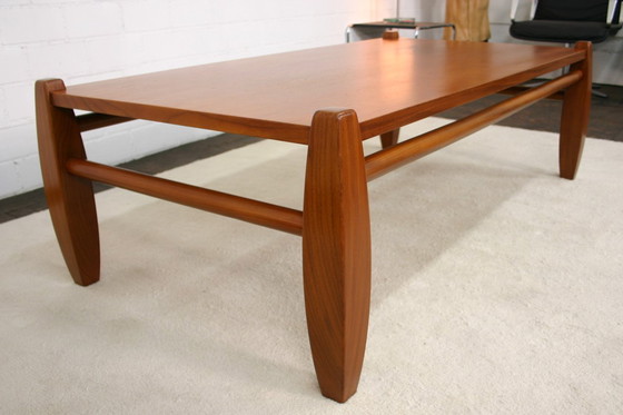 Image 1 of Top! Danish Vintage Teak Coffee Table / Mid - Century Coffee Table in the style of Sergio Rodrigues, Percival Lafer, excellent c