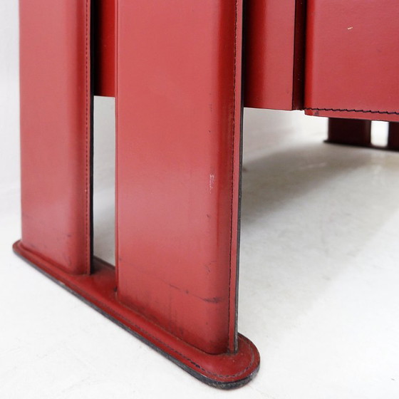 Image 1 of Credenza in pelle del marchio brasiliano De Couro - anni '80