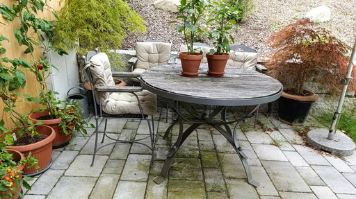 Mobilier de jardin en métal - fait main