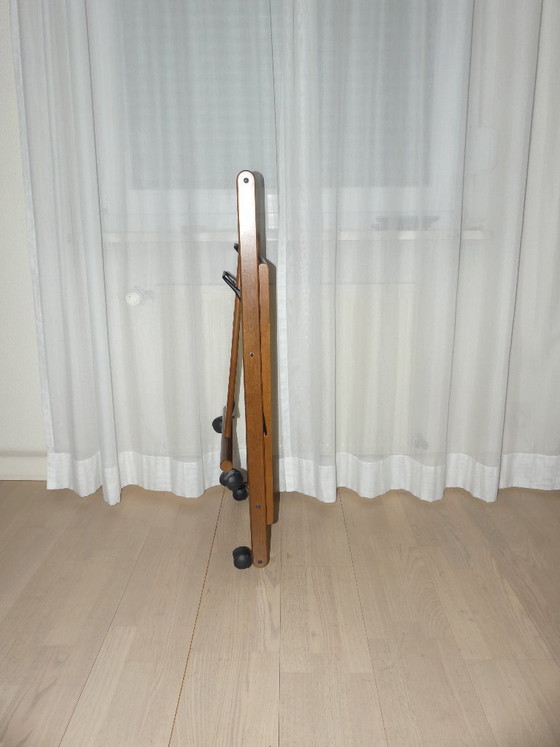 Serveerwagen/theetafel Foppapedretti walnoot opvouwbaar Italië UK2aeb – Wood, Vintage (photo 9 of 12)