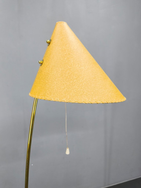 Image 1 of Mid Century Japanese Style Brass Floor Lamp, 1960s