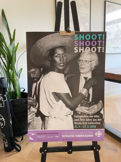 Ron Galella (1931-2022), Shoot, Grace Jones And Andy Warhol, Studio 54, New York, 1978, Copyright Ron Gallela, Ltd, Ludwiggaleri