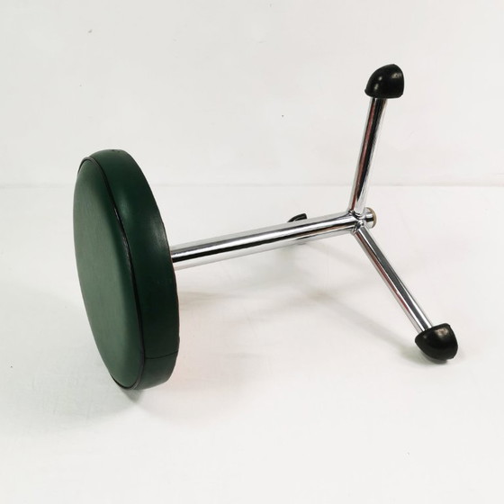 Sgabello industriale Bauhaus, Maquet, Germania, anni '50 – Sgabelli, Metallo, Gomma (photo 4 of 9)