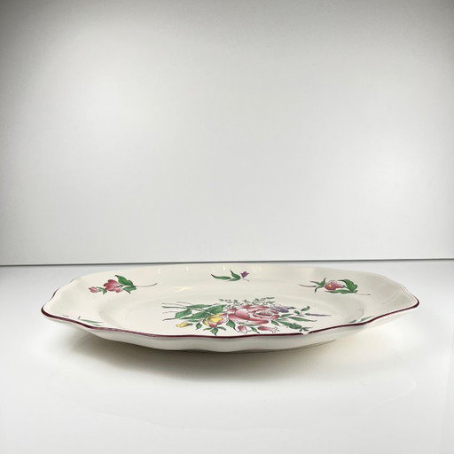 Large KG Luneville dish – Réverbère model