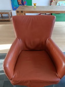 4 luxe lederen stoelen 