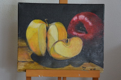 Peinture à l'huile, peintre néerlandais Joop Serno
