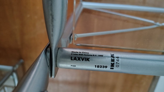 Image 1 of Vintage Ikea Laxvik wandkast met 2 bijzettafels