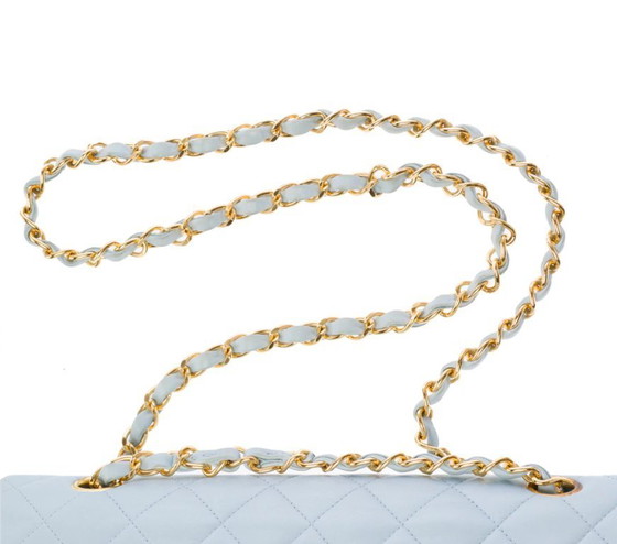 Image 1 of Borsa CHANEL Timeless/Classique in Cuir Bleu - 103407