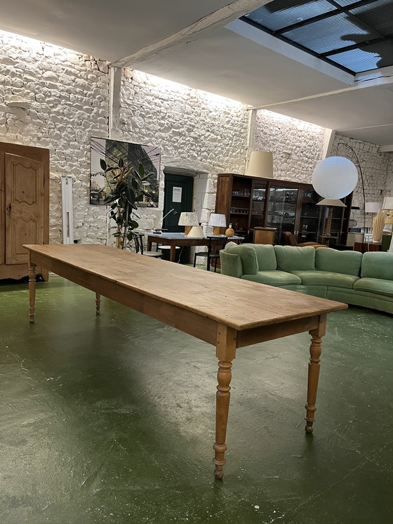 Image 1 of Tavolo da pranzo in pino da 3 metri