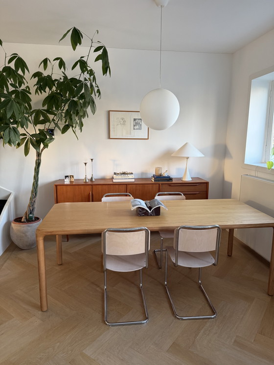 4x Gispen 101 Buisframe Stoelen – Eetkamerstoelen, Metal, Wood (photo 5 of 14)