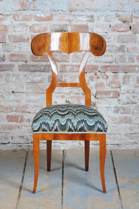 Juego de cuatro piezas restauradas de madera de cerezo estilo Biedermeier, de estilo polaco, Austria, década (photo 7 of 13)