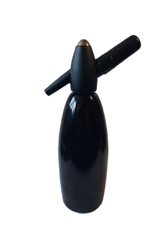 Image 1 of Mooie Zwarte ISI Soda Syphon voor de vintage bar 