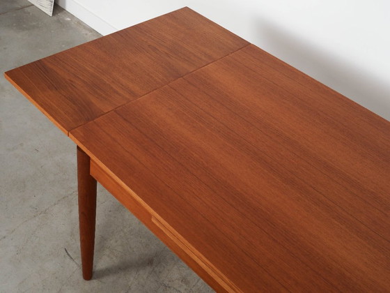 Image 1 of Teakholztisch, dänisches Design, 1970er Jahre, hergestellt in Dänemark