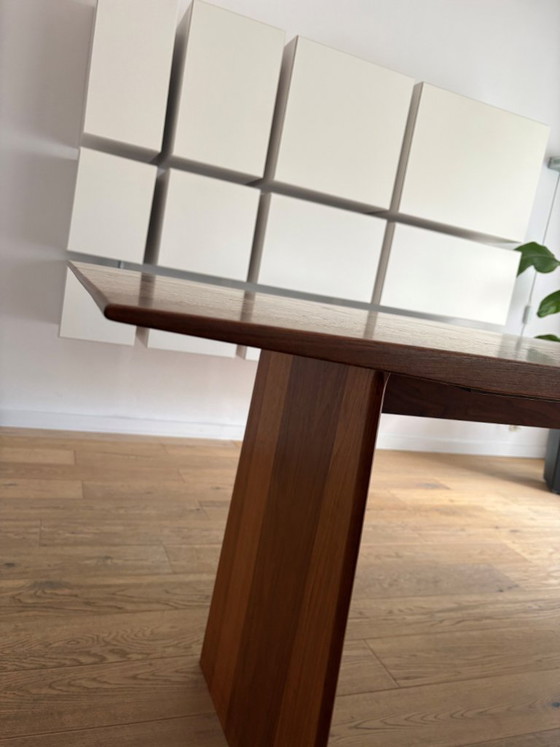 Image 1 of ARCO Lance eettafel – Amerikaans noten – Nederlands design – 90 x 210 cm