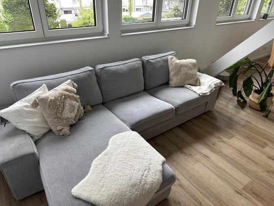 Image 1 of Sofá de 3 plazas IKEA KIVIK con chaise longue