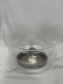 Lampada da parete o soffitto vintage in vetro a bolle Doria Leuchten anni '60