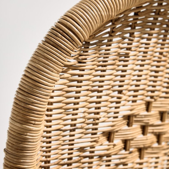 MK10876 Oak and Rattan Chair, Set of 4 – Side chairs, Wicker (photo 11 of 16)