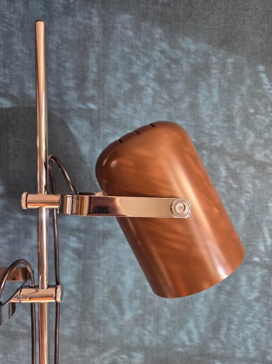 Image 1 of Vintage floor lamp - Gepo | 2 spots - 1970s