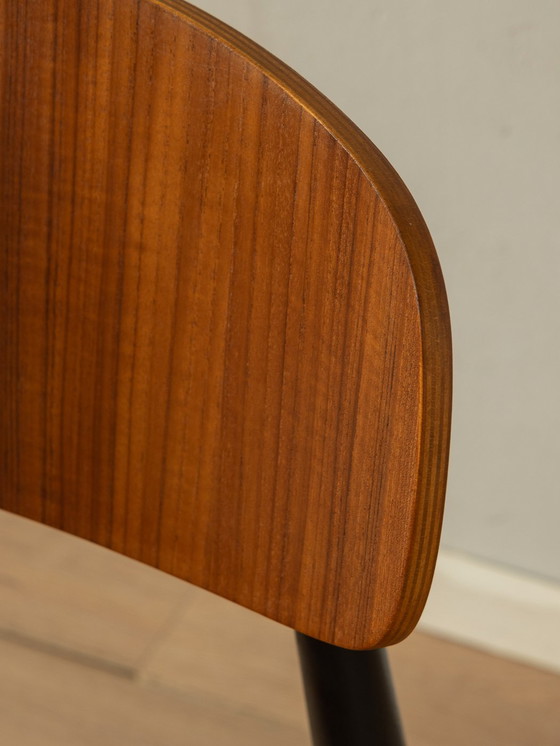 Image 1 of 4x Esszimmerstühle aus Teak-Sperrholz