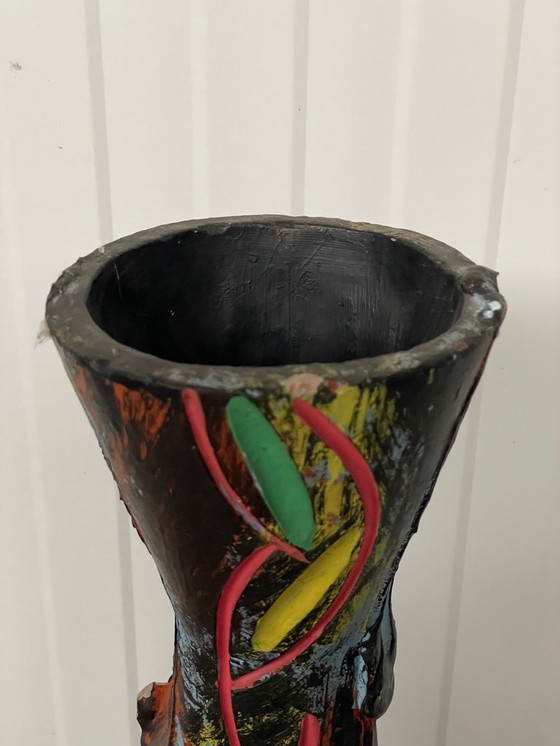 Image 1 of Un vaso vintage colorato extra large