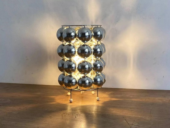 Kinetic Bulb Lamp by KARE. 1980. – Table lamps, Metal, Plastic (photo 3 of 5)
