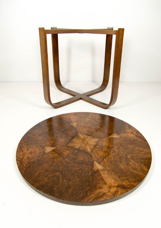 Image 1 of Mesa de centro Art Déco H-168 de Halabala para UP Zavody, década de 1930.