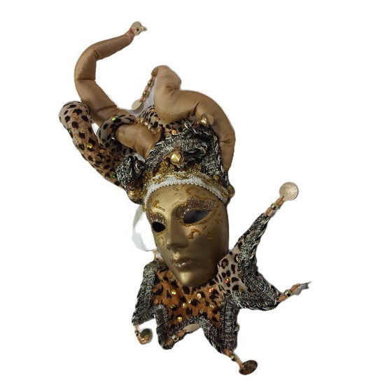 Image 1 of Máscara decorativa de bufón veneciano