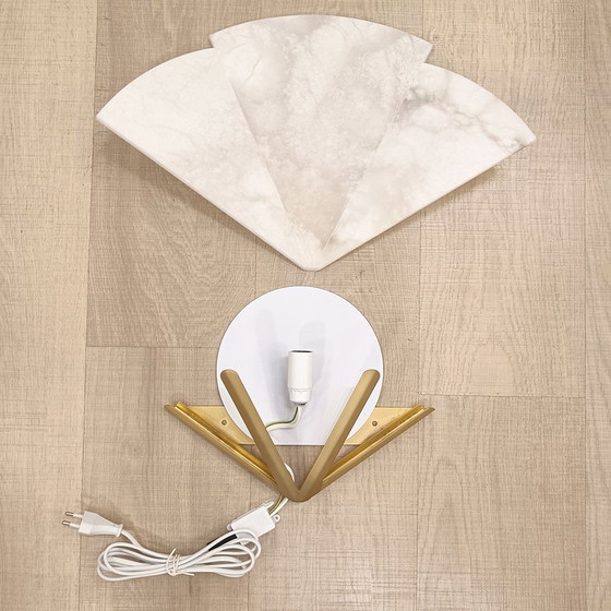 Image 1 of Albasten wandlamp van Eclipsi, Spanje, jaren 1990