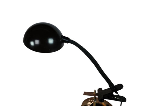 Image 1 of Hala Zeist – Klemmleuchte – Schreibtischlampe – flexibler Arm – niederländische Fertigung – 70er Jahre