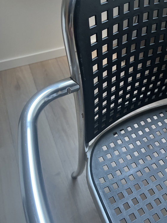 Image 1 of La Sedia Padova Argento, Vico Magistretti 2x