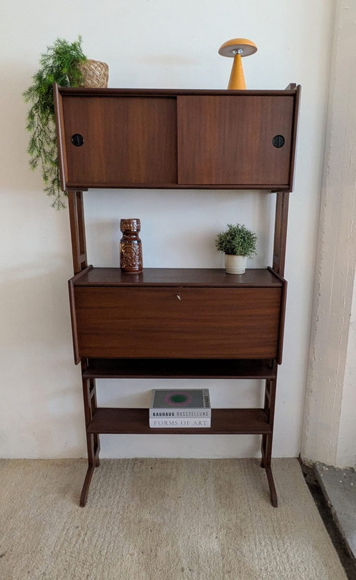 Vintage teak wall system, Simpla Lux