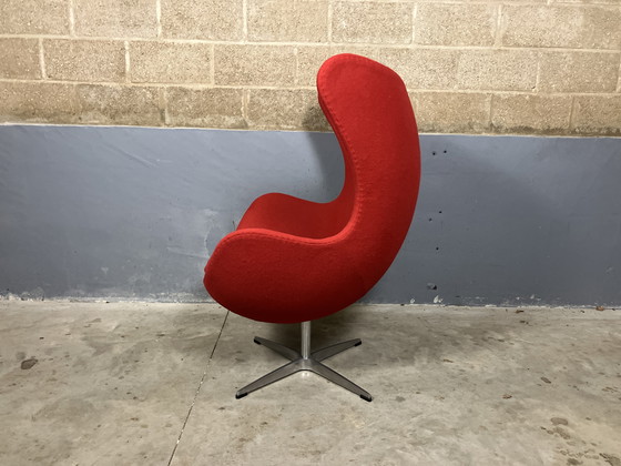 Image 1 of Design Egg Chair Replica Red