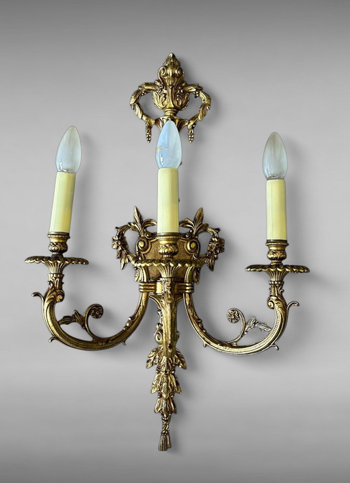 Lampe à main Kandelaar de style Empire Art Déco Lampe Vintage