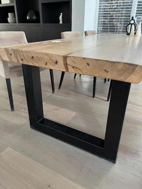 Image 1 of Tree trunk table Raw Interiors