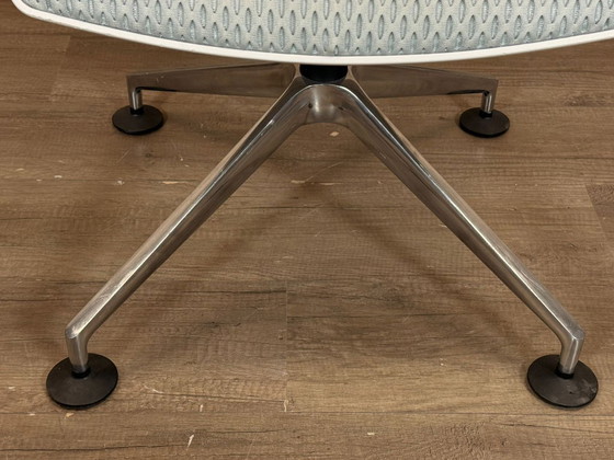 Vitra Unix Chair – White fabric | Antonio Citterio – Swivel chairs, Plastic, Textile (photo 12 of 15)