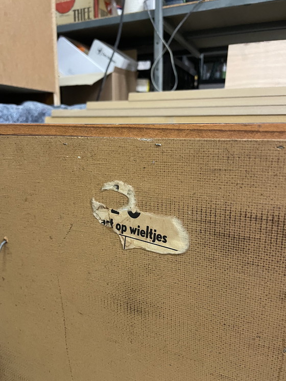 Image 1 of Vintage rosewood chest of drawers, Dutch design 1960s