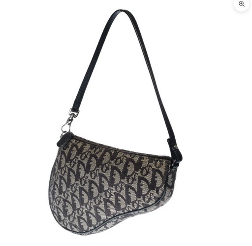 Borsa DIOR Saddle en Toile Noir - 142201501
