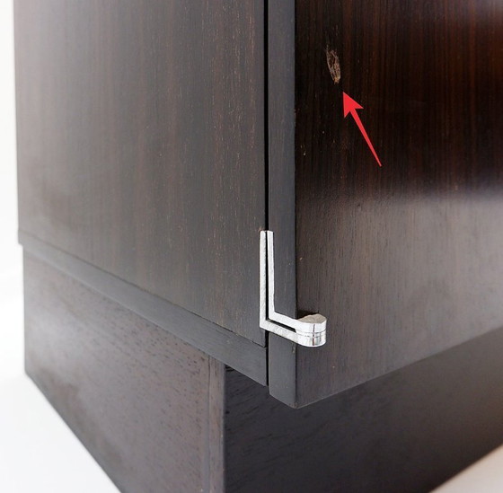 Image 1 of Mid-century modernist 4-door sideboard by De Coene - 1960s