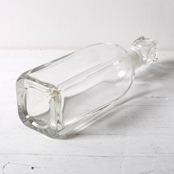 Image 1 of Kristallen whiskykaraf met stop van Luigi Bormioli uit het midden van de 20e eeuw.