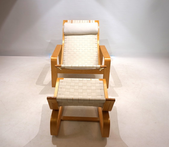 Image 1 of Sillón Ikea con otomana de Ilmari Lappalainen, 1999