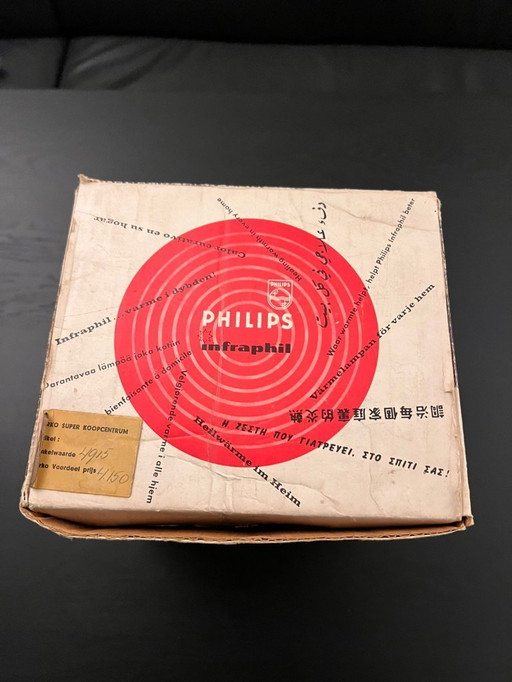 Philips Infraphil HP3603 - design by Charlotte Perriand with original box