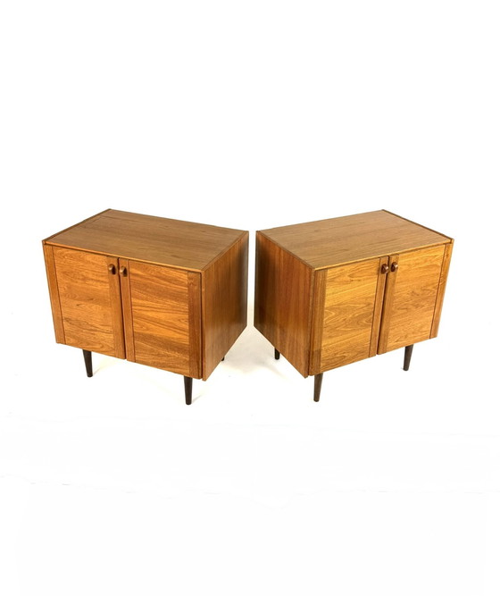 Image 1 of Set of 2 vintage teak wall cabinets, Domini Møbler '60