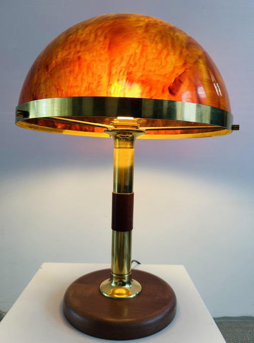 LAMPE DE TABLE MODÈLE 5522 MUSHROOM PAR TEMDE LEUCHTEN, SUISSE, années 1960