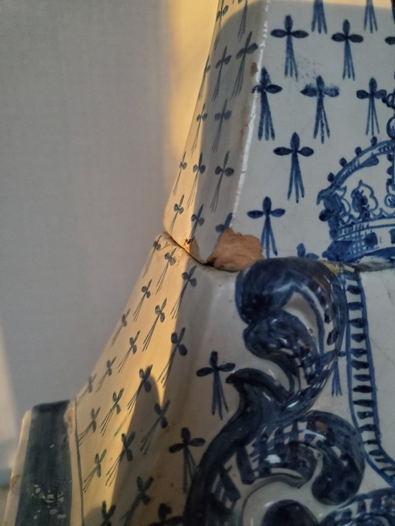 Image 1 of Delfts blauw - Miniatuur schouw - 18e eeuw (Ref 3875)