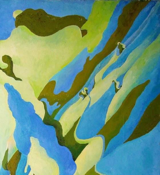 Original Oil Painting Modern Art Poplar – Paintings & Drawings, Canvas (photo 5 of 7)