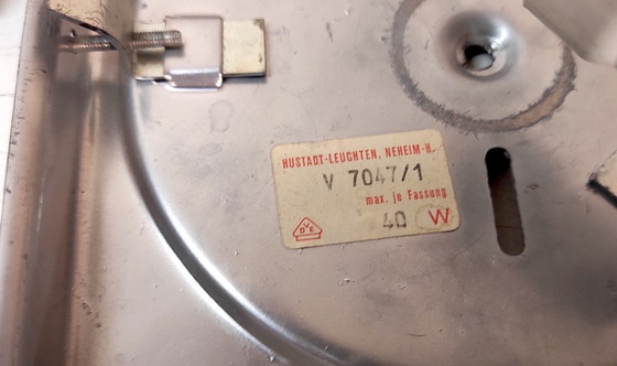 Image 1 of Lampada da soffitto o da parete in vetro stampato - anni '60/'70