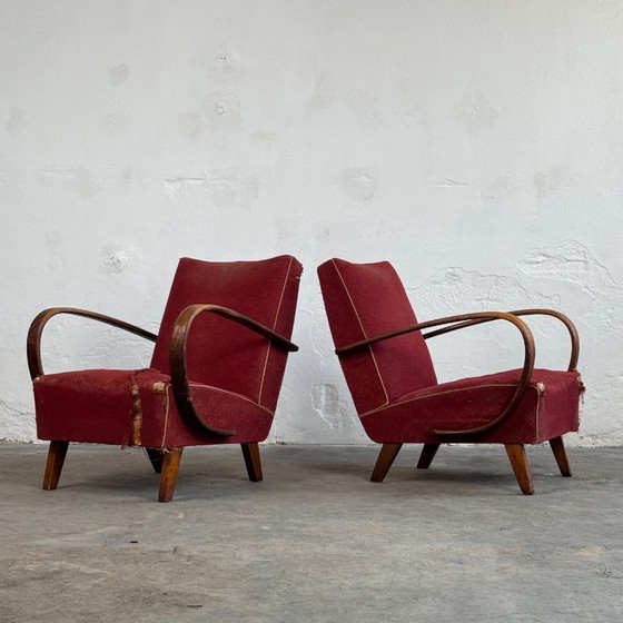 Image 1 of Pair of Jindřich Halabala Type C Armchairs for UP Závody, 1930s — Czechoslovakian Art Deco