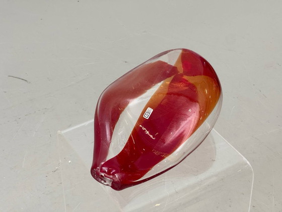 Image 1 of Mdina Glass Sculptural Glass Vase Bowl, Malta 1970s